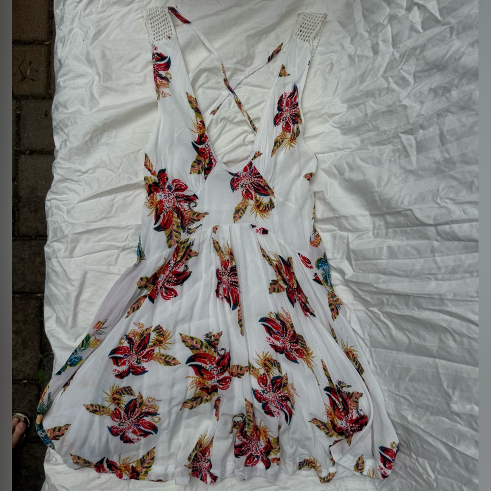Free People Floral Mini Sundress